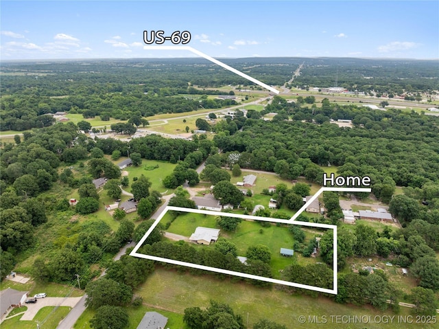 417530 E 1140th Rd, Checotah, OK 74426 - view of property location featuring property boundaries highlighted