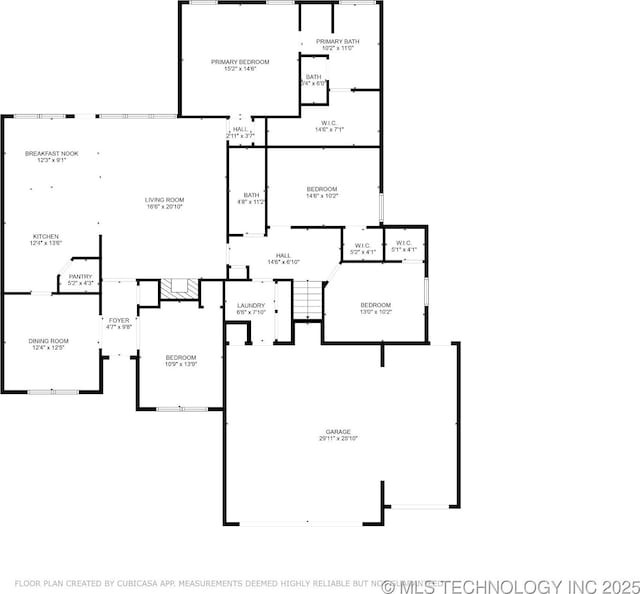 9200 E 92nd Pl, Owasso, OK 74055 - view of property floor plan