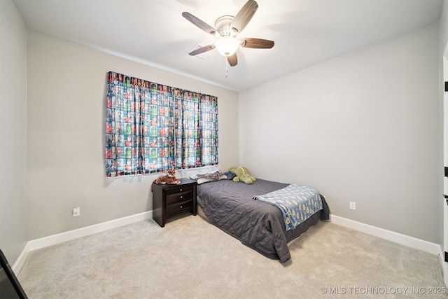 1909 W Nashville St, Broken Arrow, OK 74012 - carpeted bedroom featuring baseboards and a ceiling fan
