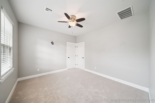 1909 W Nashville St, Broken Arrow, OK 74012 - spare room with ceiling fan and carpet flooring