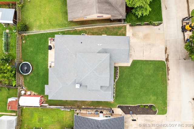 1909 W Nashville St, Broken Arrow, OK 74012 - drone / aerial view