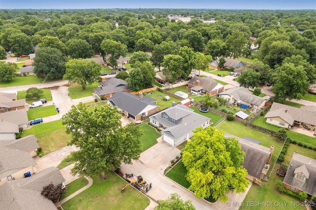 1909 W Nashville St, Broken Arrow, OK 74012 - aerial view of residential area