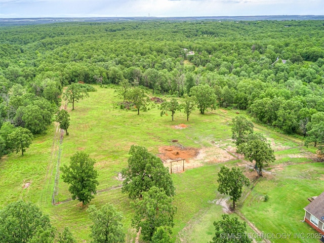 333 Springview Dr, Skiatook, OK 74070 - aerial view of a forest