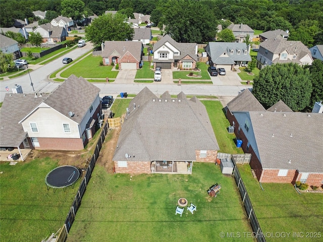 1112 N Yellowood Ave, Broken Arrow, OK 74012 - aerial perspective of suburban area