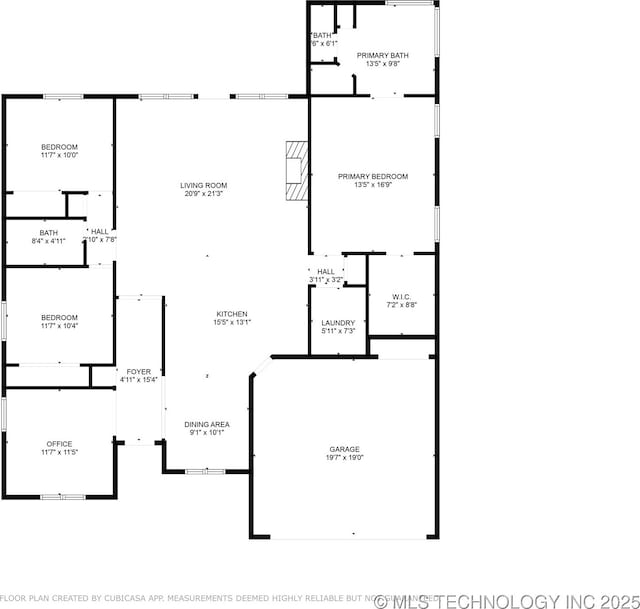 1112 N Yellowood Ave, Broken Arrow, OK 74012 - view of floor plan / room layout