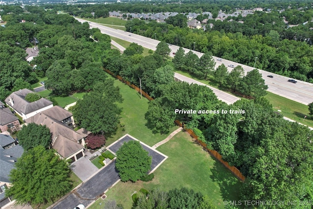 9632 S Vandalia Ave, Tulsa, OK 74137 - aerial overview of property's location