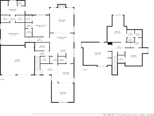 9632 S Vandalia Ave, Tulsa, OK 74137 - view of property floor plan