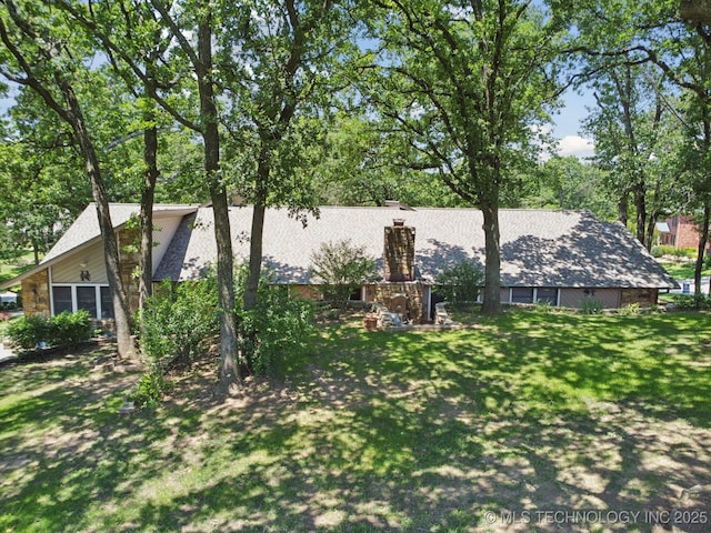 3334 E 100th Pl, Tulsa, OK 74137 - view of grassy yard