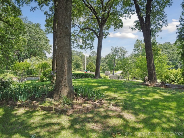 3334 E 100th Pl, Tulsa, OK 74137 - view of green lawn
