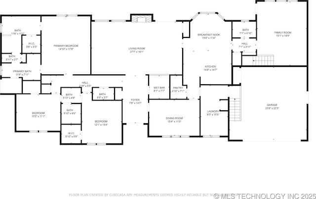 3334 E 100th Pl, Tulsa, OK 74137 - view of property floor plan
