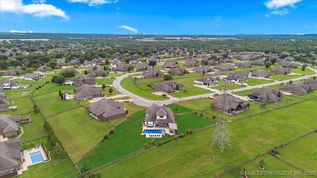 7107 E 88th St N, Owasso, OK 74055 - aerial perspective of suburban area
