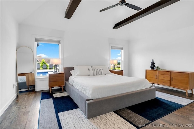 7107 E 88th St N, Owasso, OK 74055 - bedroom featuring wood finished floors and ceiling fan
