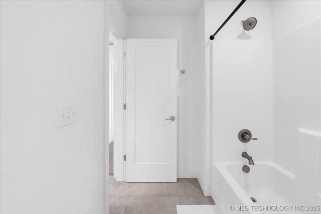 7107 E 88th St N, Owasso, OK 74055 - bathroom with bathing tub / shower combination and tile patterned floors