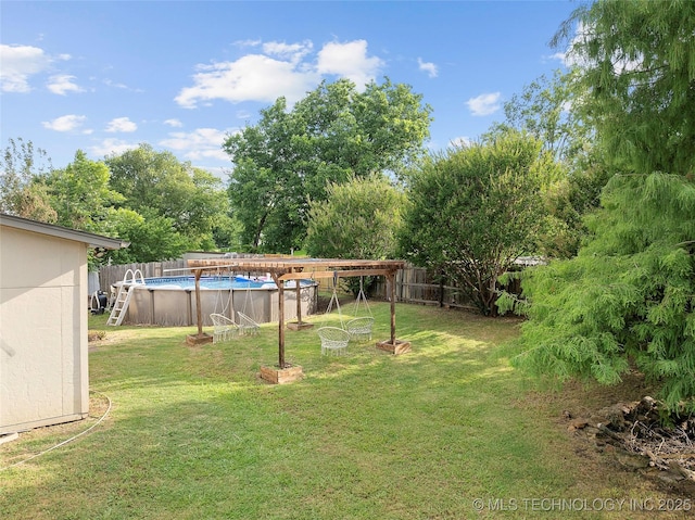 1507 Southern Hills Dr, Ardmore, OK 73401 - fenced backyard with an outdoor pool