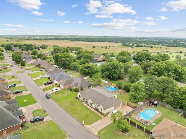 1507 Southern Hills Dr, Ardmore, OK 73401 - drone / aerial view of a pool