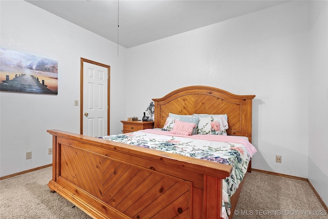 1507 Southern Hills Dr, Ardmore, OK 73401 - bedroom featuring light carpet and baseboards