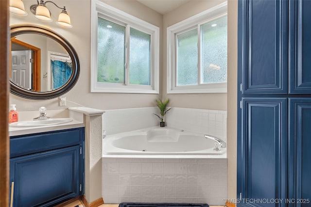 1507 Southern Hills Dr, Ardmore, OK 73401 - bathroom featuring vanity and a bath