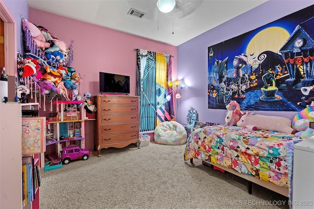 1507 Southern Hills Dr, Ardmore, OK 73401 - carpeted bedroom with ceiling fan