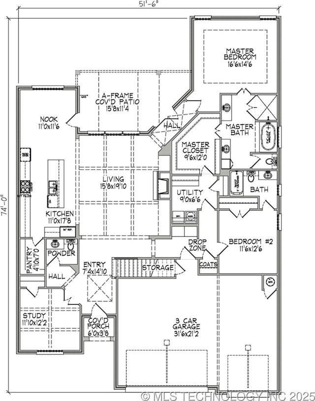 2833 E 142nd St S, Bixby, OK 74008 - view of property floor plan