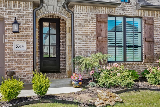 5314 E 126th St S, Bixby, OK 74008 - property entrance featuring brick siding