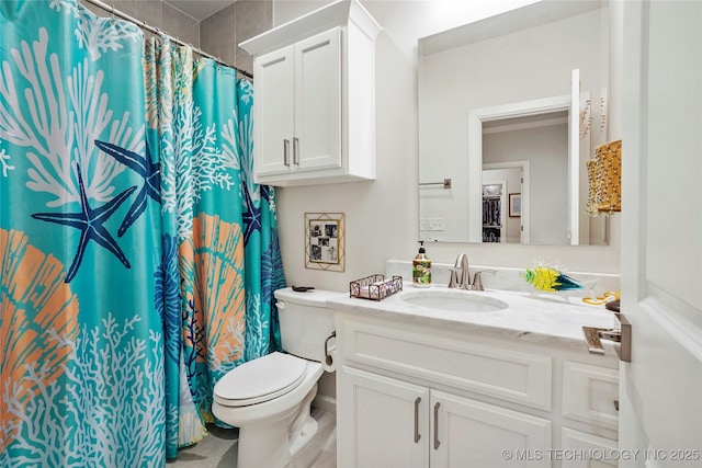 5314 E 126th St S, Bixby, OK 74008 - bathroom featuring vanity and curtained shower