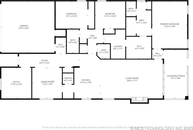 5314 E 126th St S, Bixby, OK 74008 - view of floor plan / room layout