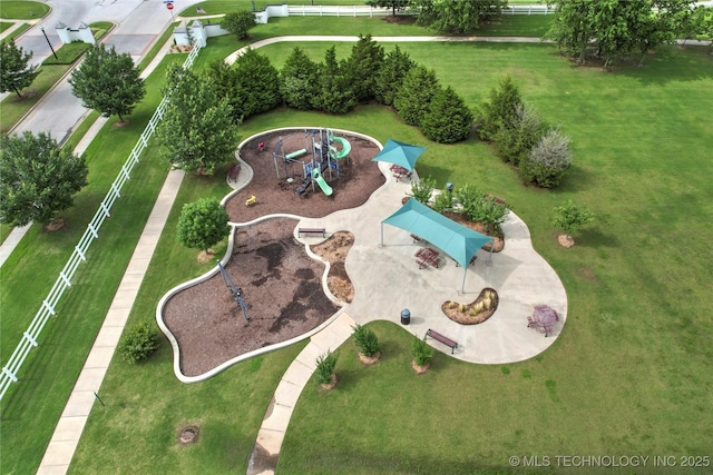 524 N 85th St, Broken Arrow, OK 74014 - drone / aerial view of a recreational park