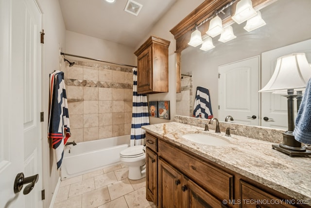 9545 E 108th St S, Bixby, OK 74133 - bathroom with vanity and shower / bath combo