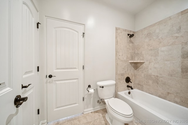 9545 E 108th St S, Bixby, OK 74133 - full bath featuring toilet and bathtub / shower combination