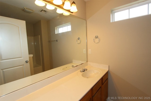 14313 E 112th Pl, Owasso, OK 74055 - full bath featuring vanity and healthy amount of natural light