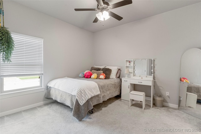 10470 E 123rd Pl S, Bixby, OK 74008 - carpeted bedroom featuring baseboards and a ceiling fan
