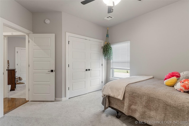 10470 E 123rd Pl S, Bixby, OK 74008 - carpeted bedroom with ceiling fan and a closet