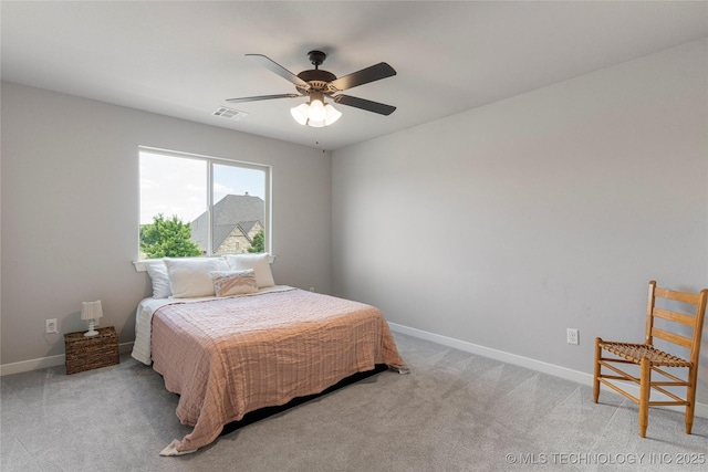 10470 E 123rd Pl S, Bixby, OK 74008 - bedroom with light colored carpet and ceiling fan