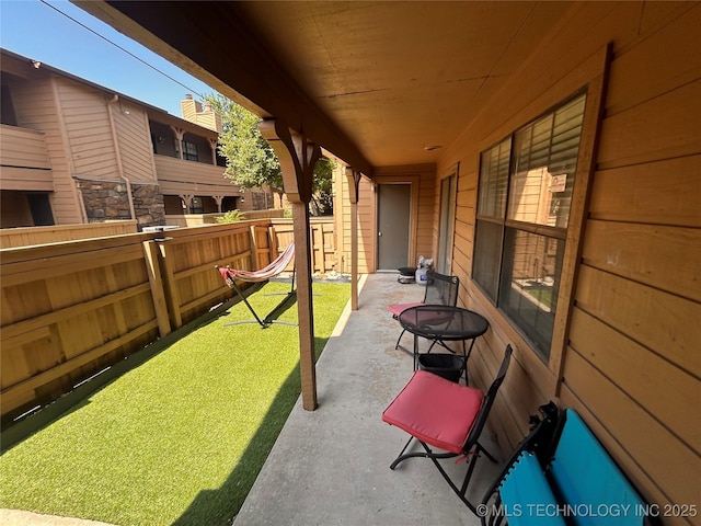 3402 S Winston Ave Unit 103, Tulsa, OK 74135 - view of fenced backyard