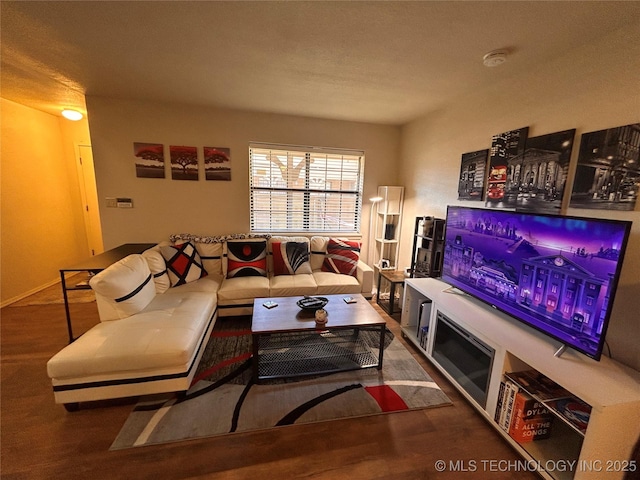 3402 S Winston Ave Unit 103, Tulsa, OK 74135 - living area featuring wood finished floors