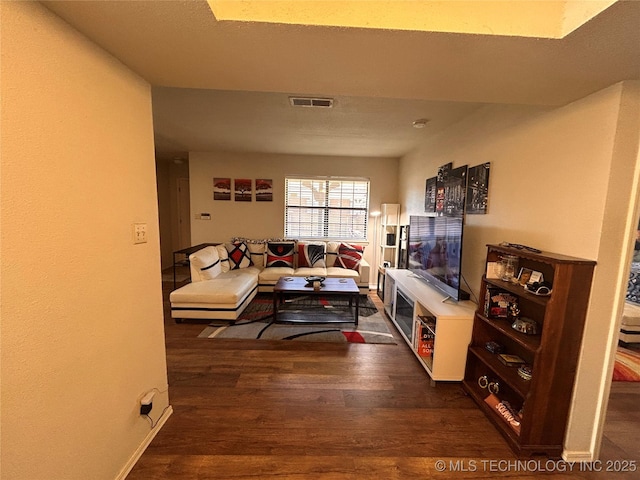 3402 S Winston Ave Unit 103, Tulsa, OK 74135 - living area with wood finished floors
