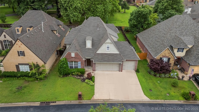 9722 S 75th E Ave, Tulsa, OK 74133 - aerial view of property and surrounding area