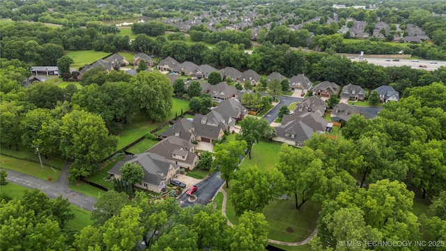 9722 S 75th E Ave, Tulsa, OK 74133 - aerial view of residential area