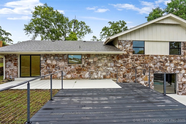 2936 E 75th St, Tulsa, OK 74136 - view of deck