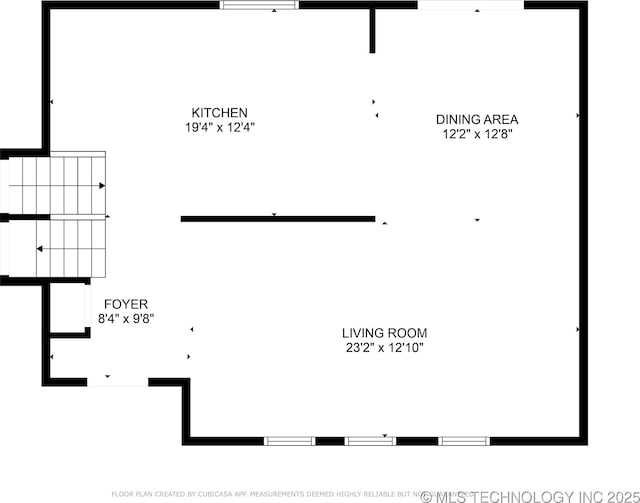2936 E 75th St, Tulsa, OK 74136 - view of floor plan / room layout