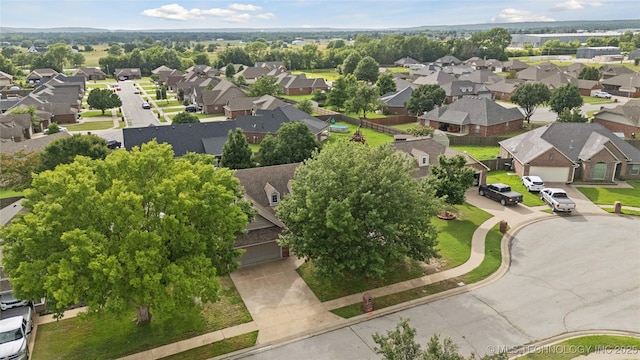 2110 S Javine Ct, Skiatook, OK 74070 - aerial perspective of suburban area