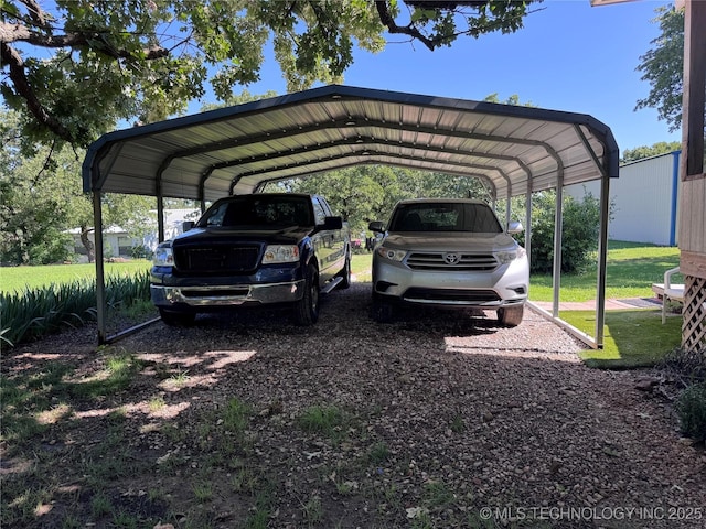 2399 County Road 1405, Skiatook, OK 74070 - view of parking with a detached carport