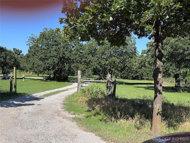 2399 County Road 1405, Skiatook, OK 74070 - view of road with view of wooded area