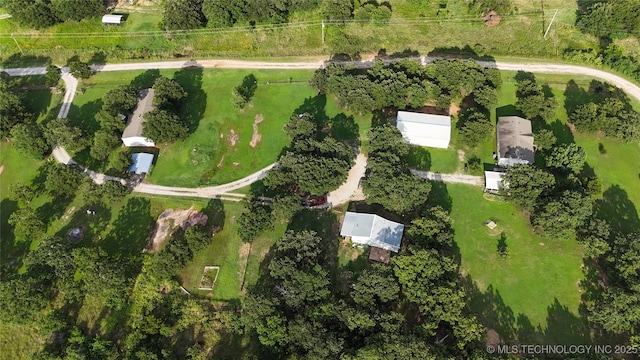 2399 County Road 1405, Skiatook, OK 74070 - aerial view of property and surrounding area