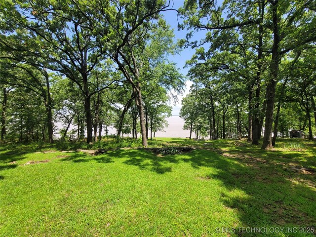 1416 Robin Hood Rd, Eufaula, OK 74432 - view of grassy yard