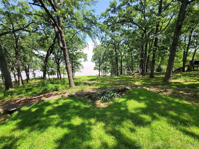 1416 Robin Hood Rd, Eufaula, OK 74432 - view of grassy yard