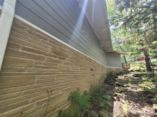 1416 Robin Hood Rd, Eufaula, OK 74432 - view of home's exterior with brick siding