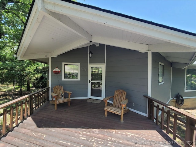 1416 Robin Hood Rd, Eufaula, OK 74432 - view of porch
