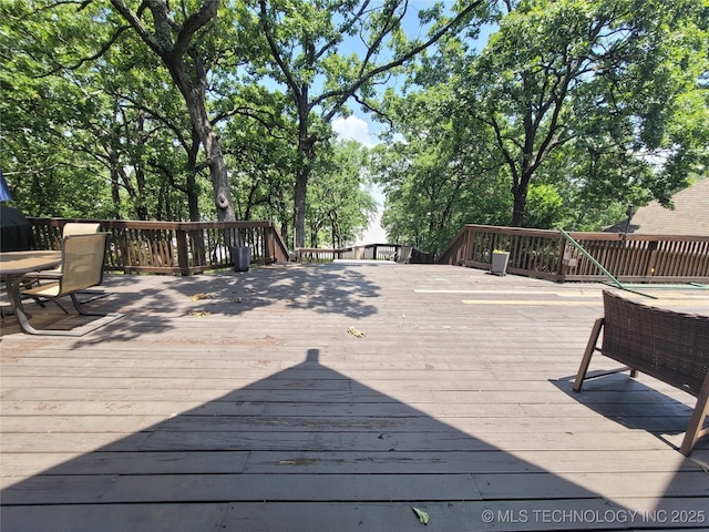 1416 Robin Hood Rd, Eufaula, OK 74432 - view of deck