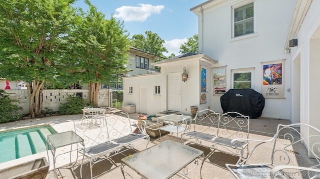 429 Kendall, Muskogee, OK 74401 - view of patio / terrace featuring a grill